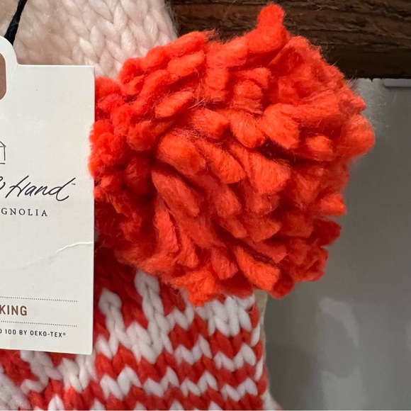 NWT Magnolia (Chip and Joanne Gaines) Hearth and Hand Set of 2 Holiday Stockings - Picture 4 of 6